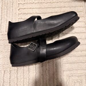Birkenstock, Black Mary Janes Shoes